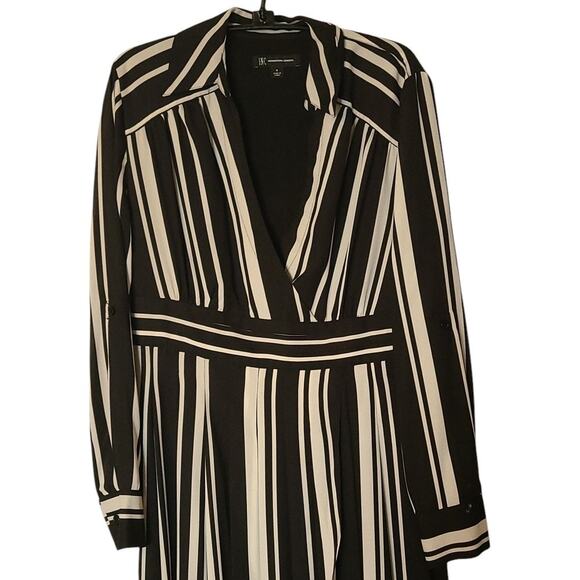 Inc International Concepts Striped Faux Wrap High Low Maxi Dress Size 0 NWT - Picture 3 of 9